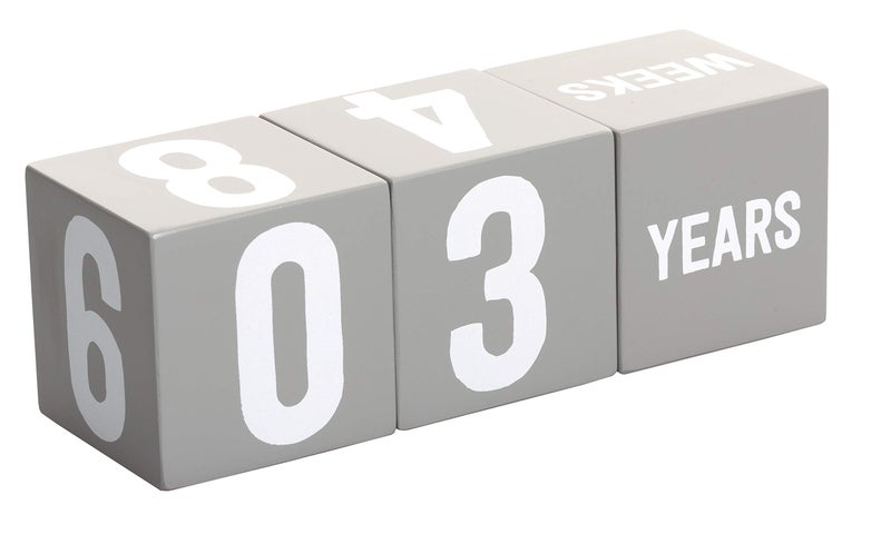 Kate & Milo Baby Milestone Photo Props, Monthly Growth Markers, Baby Age Milestone Keepsakes, Gray Wooden Monthly Blocks, Baby Photo Prop - Image 2